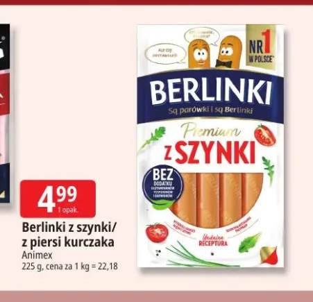 Berlinki z szynki +1 wariant