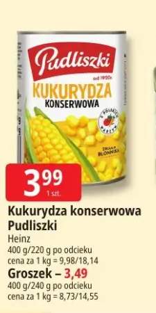 Kukurydza konserwowa Pudliszki +1 wariant