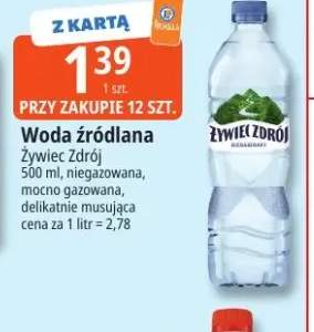 Woda źródlana gazowana Żywiec Zdrój mocno +2 warianty