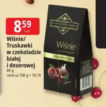 Truskawki w czekoladzie białej i deserowej Kwintesencja Smaku +1 wariant