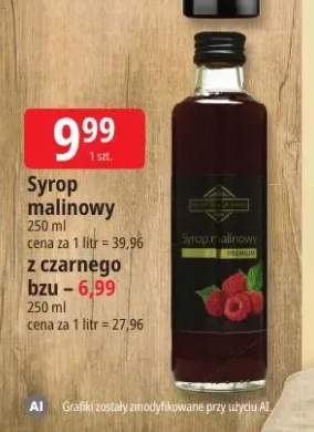 Syrop malinowy Kwintesencja Smaku +1 wariant