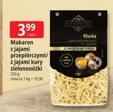 Makaron z jajami przepiórczymi Kwintesencja Smaku +1 wariant
