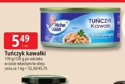 Tuńczyk kawałki w sosie własnym Pêche Océan +1 wariant