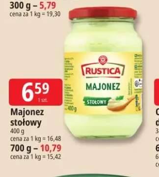 Majonez stołowy Rustica