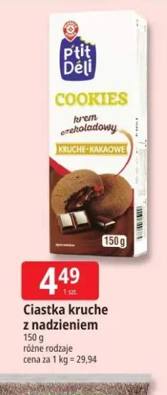 Ciastka kruche z nadzieniem P'tit Déli