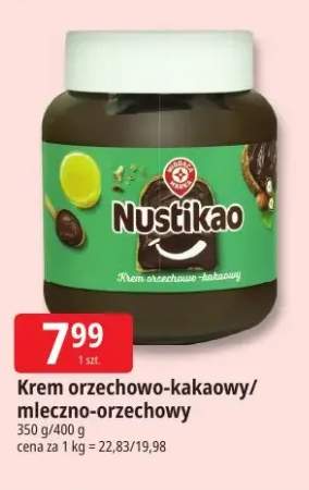 Krem orzechowo-kakaowy Nustikao +1 wariant