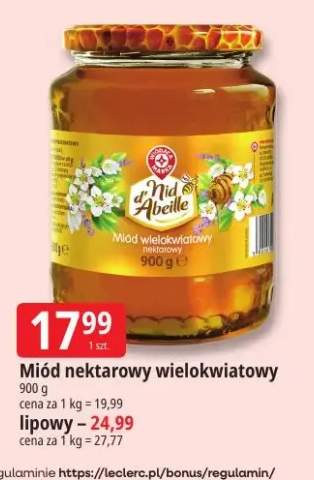 Miód nektarowy wielokwiatowy Au Nid d'Abeille +1 wariant