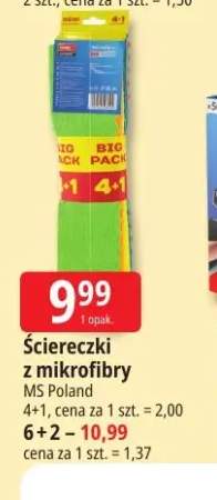 Ściereczki z mikrofibry 4+1 MS Poland +1 wariant