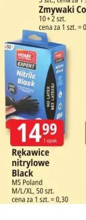 Rękawice nitrylowe Black L MS Poland +2 warianty