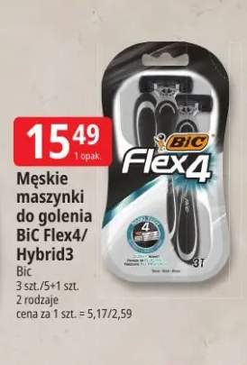 Męskie maszynki do golenia BiC Flex4 +1 wariant