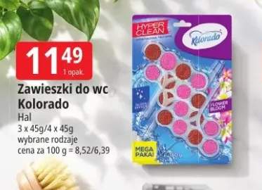 Zawieszki do wc Kolorado 3-pak 45 g +1 wariant