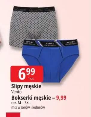 Slipy męskie Vento +1 wariant
