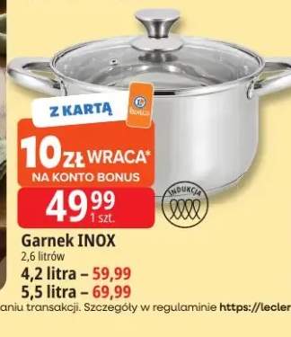 Garnek Inox 2,6 l +2 warianty