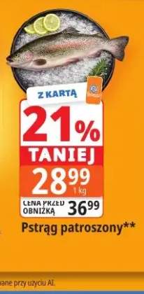 Pstrąg patroszony