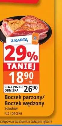 Boczek parzony Sokołów +1 wariant
