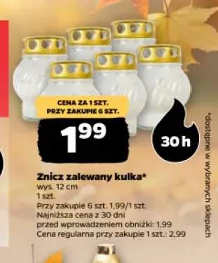 znicz zalewany