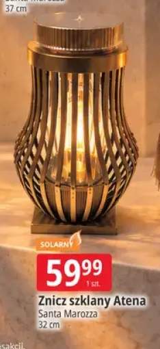 Znicz szklany Atena Santa Marozza 32 cm