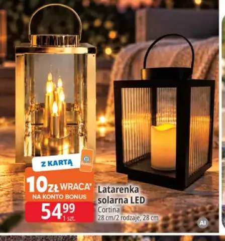 Latarenka solarna LED Cortina