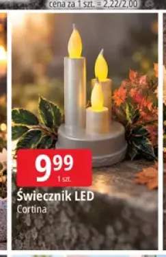 Świecznik LED Cortina