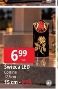 Świeca LED Cortina 15 cm +1 wariant