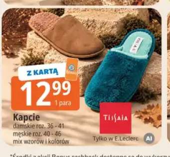 Kapcie damskie męskie Tissaia