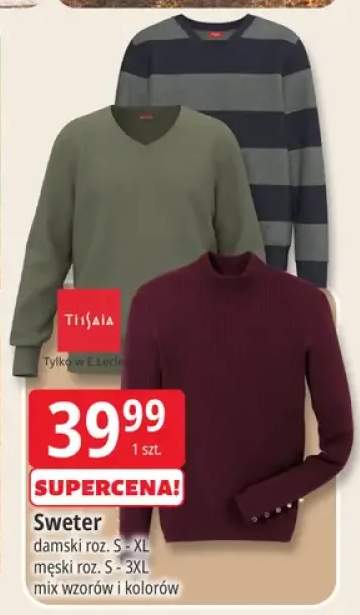Sweter damski męski Tissaia