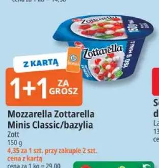 Mozzarella Zottarella Minis Classic Zott +1 wariant
