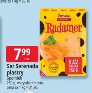Ser Serenada plastry Spomlek