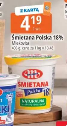 Śmietana Polska Mlekovita 18%