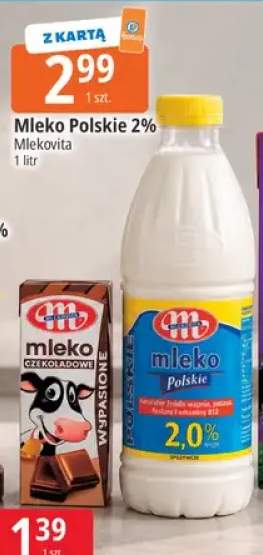 Mleko Polskie Mlekovita 2%