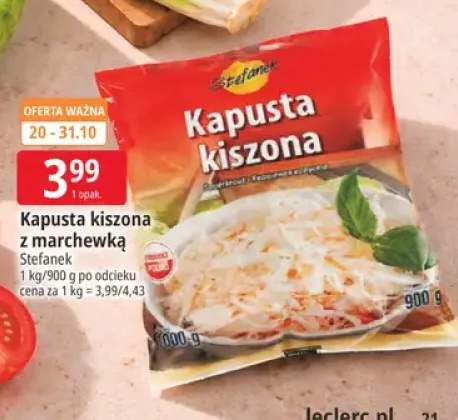 Kapusta kiszona z marchewką Stefanek