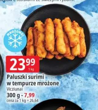 Paluszki surimi w tempurze mrożone Viciunai +1 wariant