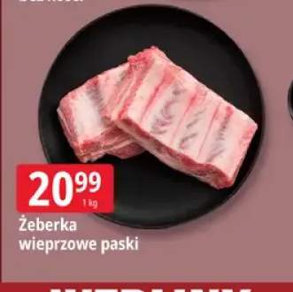 Żeberka wieprzowe paski