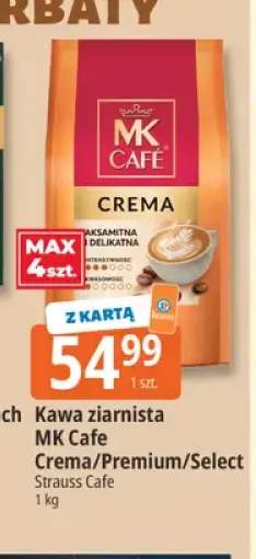 Kawa ziarnista MK Cafe Crema +2 warianty