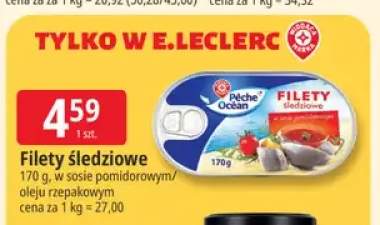 Filety śledziowe w sosie pomidorowym Pêche Océan +1 wariant