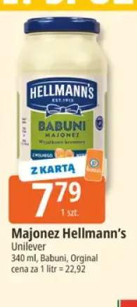 Majonez Hellmann's Babuni +1 wariant