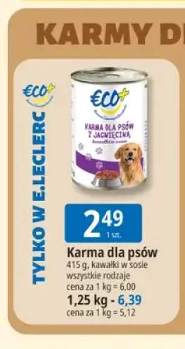 Karma dla psów kawałki w sosie Eco+ 415 g +1 wariant