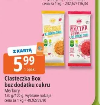 Ciasteczka Box bez dodatku cukru Gruszkowe +1 wariant