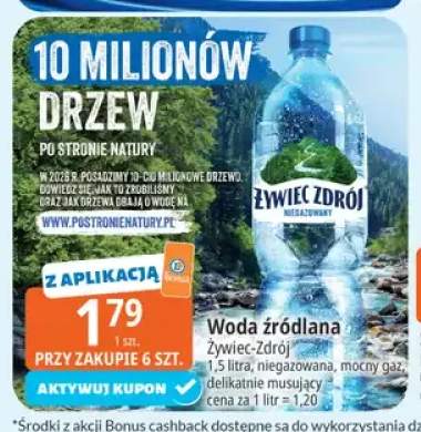 Woda źródlana niegazowana Żywiec-Zdrój +2 warianty