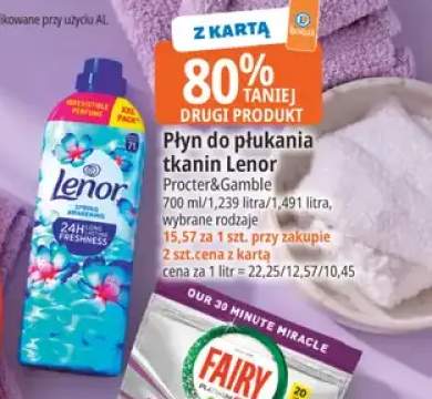 Płyn do płukania tkanin Lenor