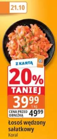 Łosoś wędzony sałatkowy